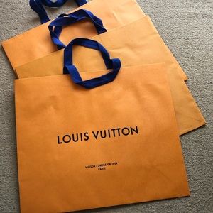 LV Paper Shopping Bag set of 3